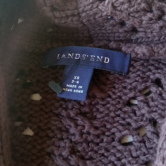 BROWN LAND'S END CARDIGAN - Picture 4 of 5